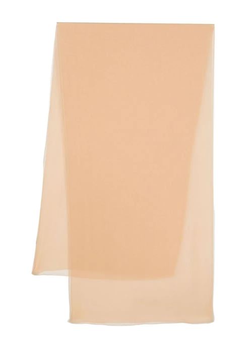 Beige silk chiffon scarf Alberta Ferretti | AF330116140018